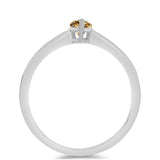 Ezüst Gyűrű Pezsgő Moissanite-tal