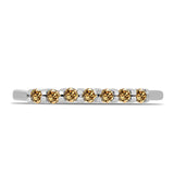Ezüst Gyűrű Pezsgő Moissanite-tal