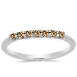 Ezüst Gyűrű Pezsgő Moissanite-tal
