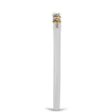 Ezüst Gyűrű Pezsgő Moissanite-tal