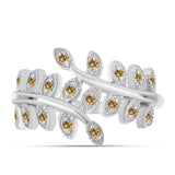 Ezüst Gyűrű Pezsgő Moissanite-tal