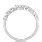 Ezüst Gyűrű Pezsgő Moissanite-tal