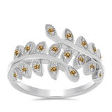 Ezüst Gyűrű Pezsgő Moissanite-tal