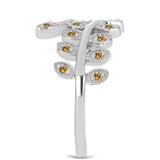 Ezüst Gyűrű Pezsgő Moissanite-tal