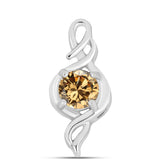 Ezüst Medál Pezsgő Moissanite-tal
