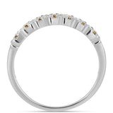 Ezüst Gyűrű Pezsgő Moissanite-tal