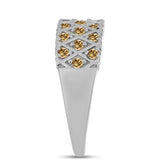 Ezüst Gyűrű Pezsgő Moissanite-tal