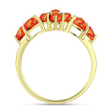 Arannyal Bevont Ezüst Gyűrű Mohave Türkizzel