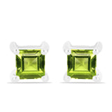 Ezüst Fülbevaló Changbai Peridottal