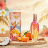 100 ml Eau de Perfume "TROPICAL SUN"  Gyümölcsös Pézsma Illat Nőknek, 3% illatolaj tartalommal