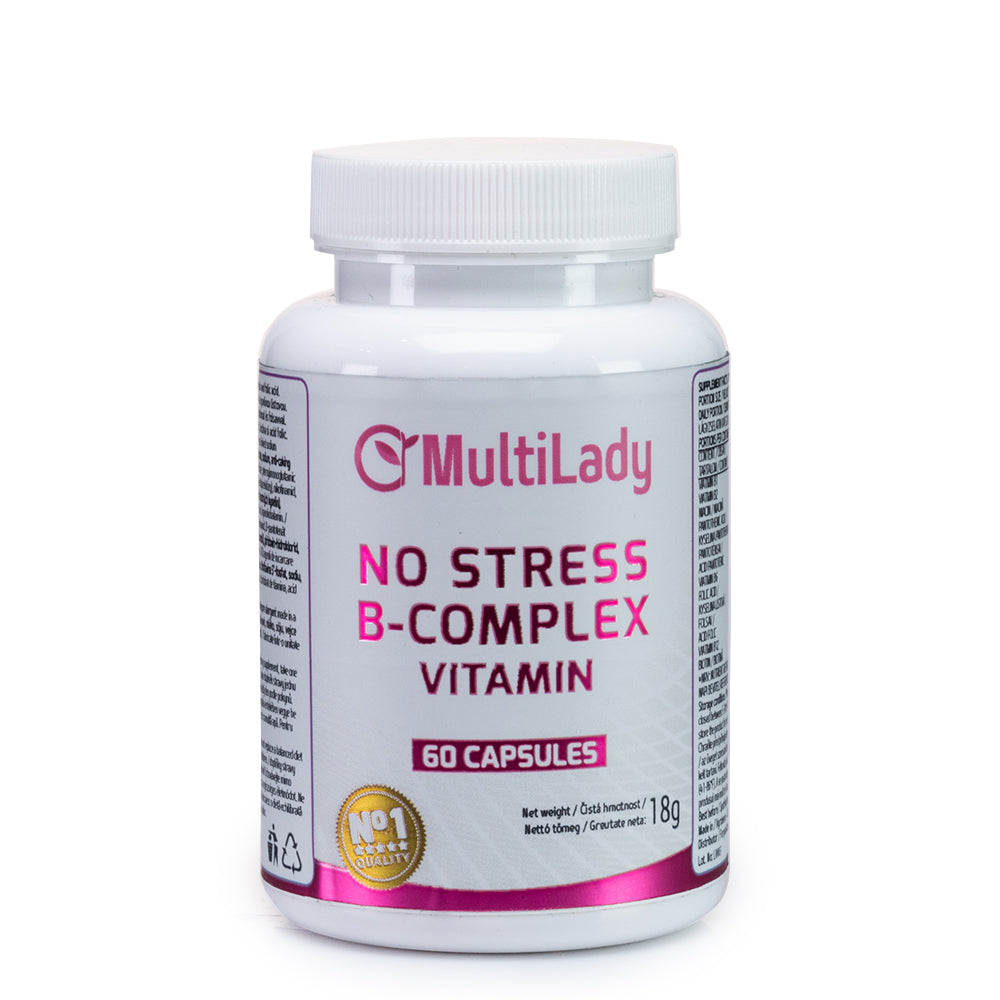 Multilady No Stress B-complex, 60 db tabletta