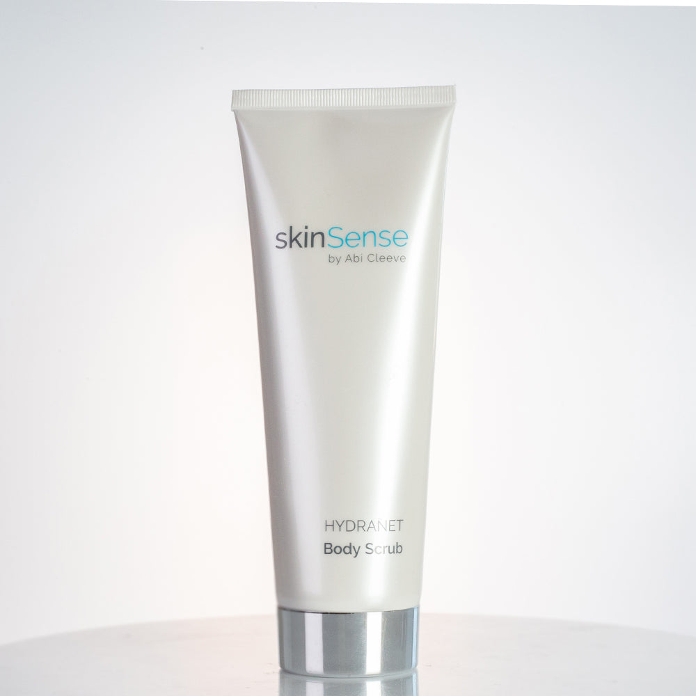SkinSense 2 Lépéses Bőrápoló Kollekció: SkinSense Testápoló Krém 400 ml és Testradír 200 ml