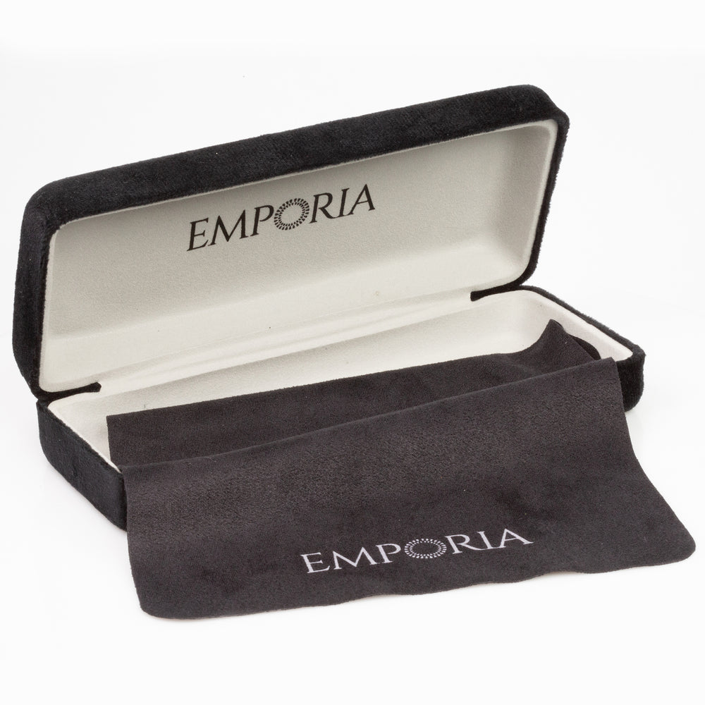 Emporia Italy - Pilóta Napszemüveg "KRISTÁLY", polarizált napszemüveg tokkal és tisztítókendővel, króm-ezüst színű lencsék, ezüst színű keret
