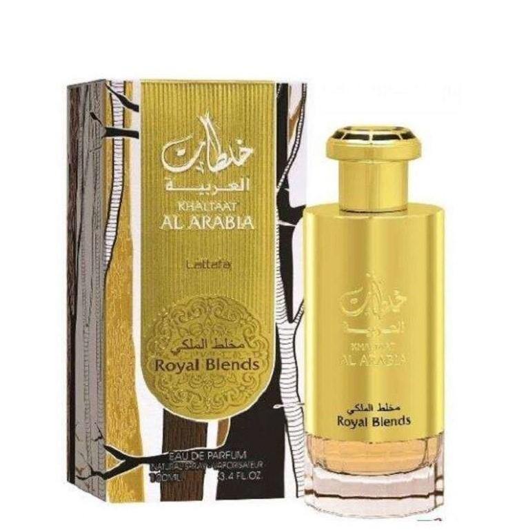 100 ml Eau de Parfum Khaltaat Al Arabia- Royal Blends Friss Keleti Illat Citrussal Férfiaknak és Nőknek - Multilady.hu