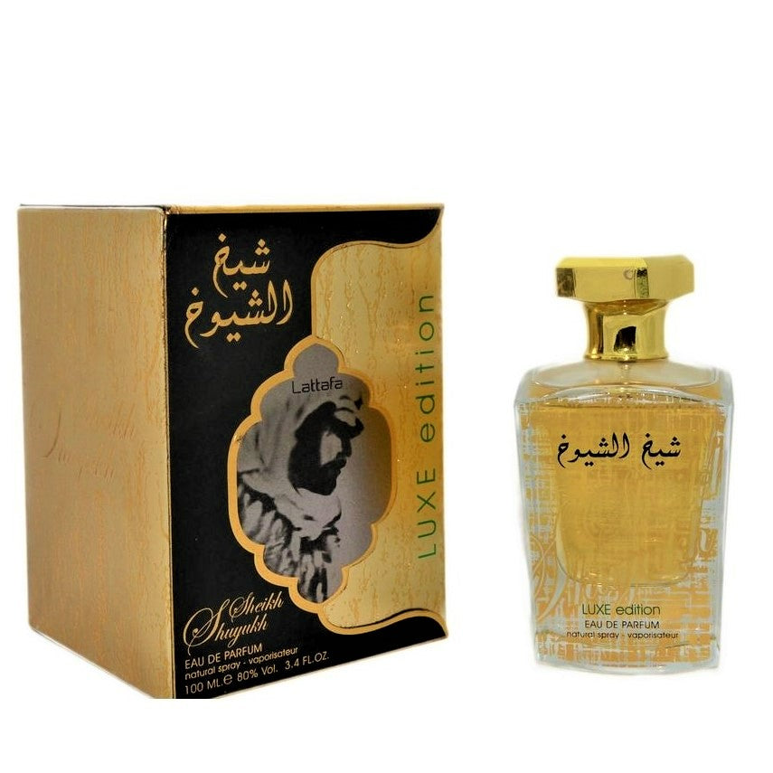 100 ml Eau De Parfum Sheikh Shuyukh Luxe Fűszeres Karamell Illat Férfiaknak