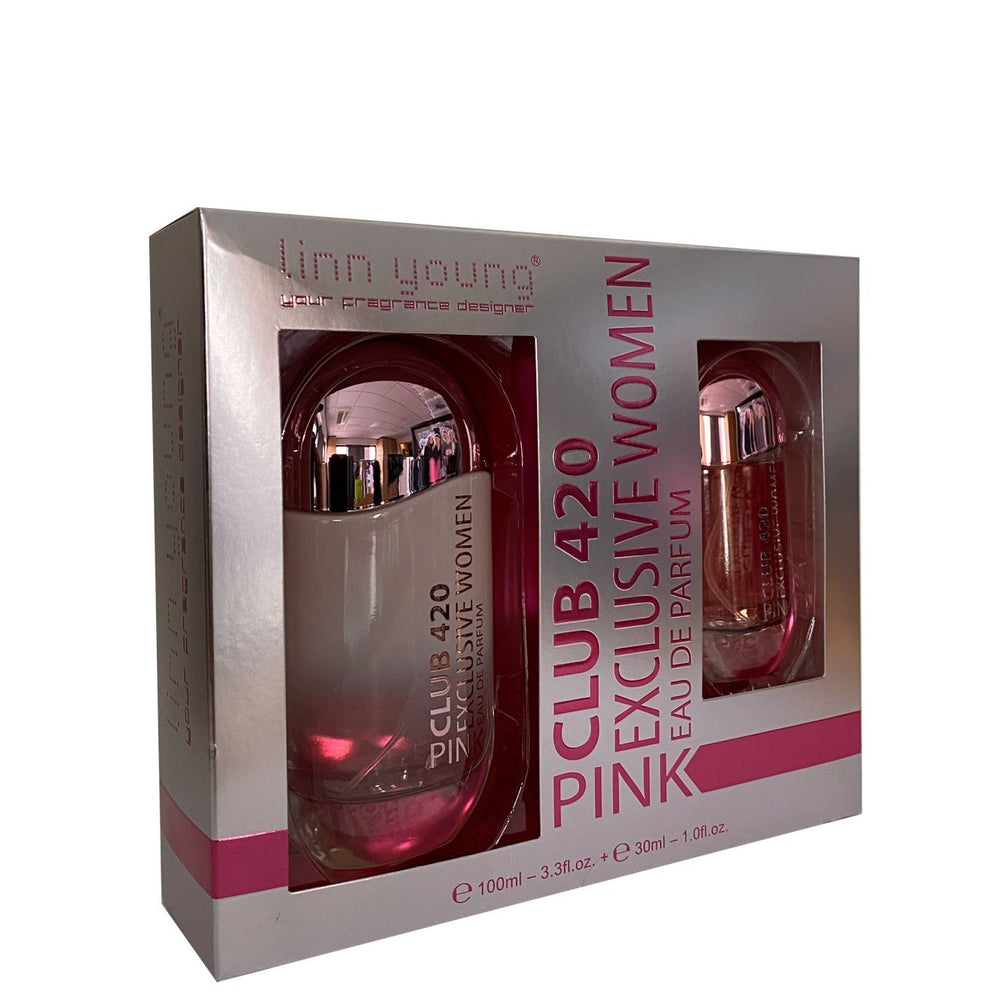 100 ml + 30 ml Eau de Perfume "CLUB 420 PINK" Virágos Illat Nőknek