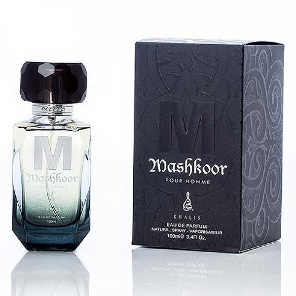 100 ml Eau de Parfum MASHKOOR Fűszeres Fás Bőrös Illat Férfiaknak