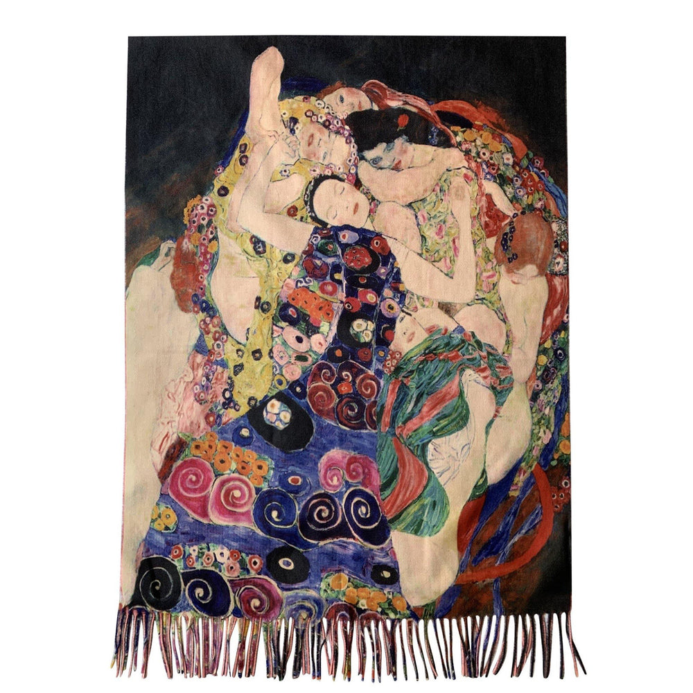 Gyapjú Sál-Kendő, 70 cm x 180 cm, Klimt - Three Ages Of Women - Multilady.hu